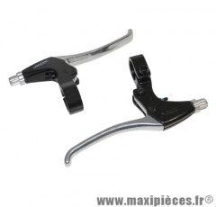 Levier de frein VTT/VTC 4 doigts alu pour v-brake (paire) marque Newton - Pièce Vélo