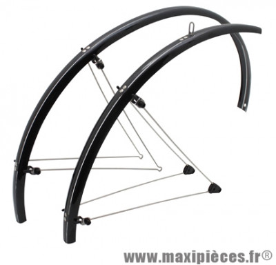 Garde boue route tringles 700 35mm noir (paire) marque Stronglight - Pièce Vélo