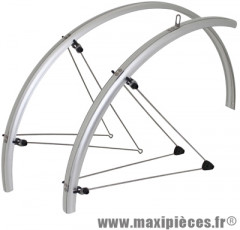 Garde boue route tringles 700 35mm argent (paire) marque Stronglight - Pièce Vélo