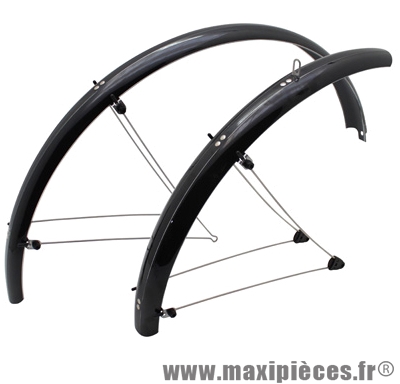 Garde boue VTT tringles 26 pouces 60mm noir (paire) marque Stronglight - Pièce Vélo