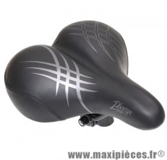Selle city strace phoenix unisex noir 255x125mm avec chariot rail acier noir marque DDK - Accessoire Vélo