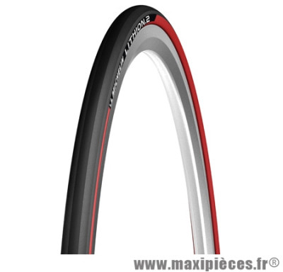 Pneu pour vélo de route 700x23 lithion 2 rouge 220g ts (23-622) marque Michelin - Pièce Vélo
