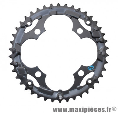 Plateau 42 dents VTT triple acera m361 8v. noir 4 branches marque Shimano - Matériel pour Vélo