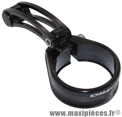 Collier serrage tige de selle avec arrêt de gaine diam 35mm alu noir pour cyclo-cross - Accessoire Vélo Pas Cher