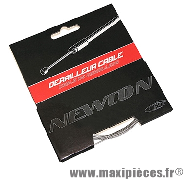 Cable de derailleur inox pour shimano et adaptable 1,1mm 2,10m sur carte) marque Newton - Pièce Vélo