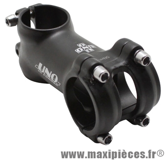 Potence route/VTT flip flop alu 6061 noir mat réversible 7deg 31,8 l 60mm marque Uno - Matériel pour Cycle