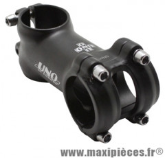 Potence route/VTT flip flop alu 6061 noir mat réversible 7deg 31,8 l 60mm marque Uno - Matériel pour Cycle