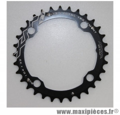 Plateau 32 dents VTT triple d.104 noir milieu alu 4 branches marque Miche - Pièce Vélo