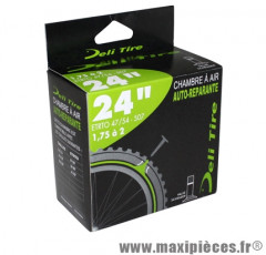 Chambre à air de vélo et de dimensions 24x1.75-2.00 anti-crevaison valve standard marque Newton - Pièce Vélo