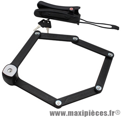Antivol vélo pliable a fs300 l 85cm noir type couteau marque Trelock - Accessoire Vélo