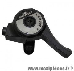 Manette VTT droite shift a collier sur cintre 7v. marque Sunrace - Matériel pour Vélo