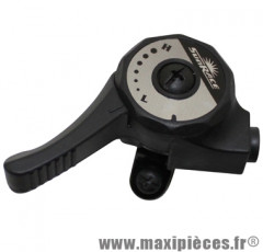 Manette VTT gauche shift a collier sur cintre 3v. marque Sunrace - Matériel pour Vélo