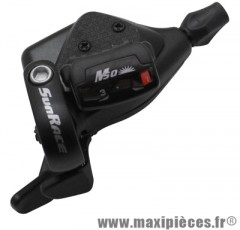 Manette VTT gauche dual lever m53 3v. marque Sunrace - Matériel pour Vélo