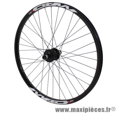 Roue VTT 26 pouces descente mad disc avant noir oeillet moyeux formula disc marque Vélox - Pièce Vélo