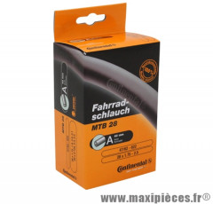 Chambre à air de vélo et de dimensions 29x1.75-2.50 valve schrader marque Continental - Pièce Vélo