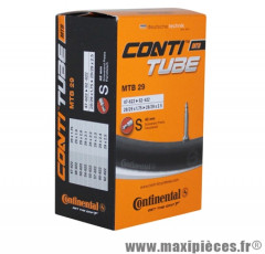 Chambre à air de vélo et de dimensions 29x1.75-2.50 valve presta marque Continental - Pièce Vélo