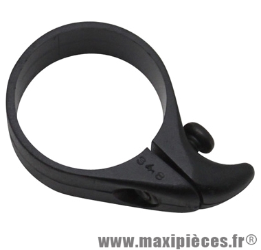 Anti-saut de chaine vélo collier diamètre 34,9mm noir - Accessoire Vélo Pas Cher
