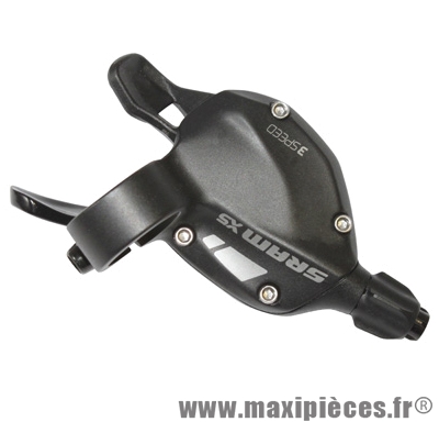 Manette VTT trigger gauche x5 noir 3v. - Pièce Vélo