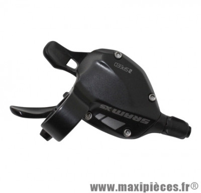 Manette VTT trigger gauche x5 noir 2v. - Pièce Vélo