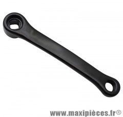 Manivelle gauche VTT 24 152mm acier noir axe carré