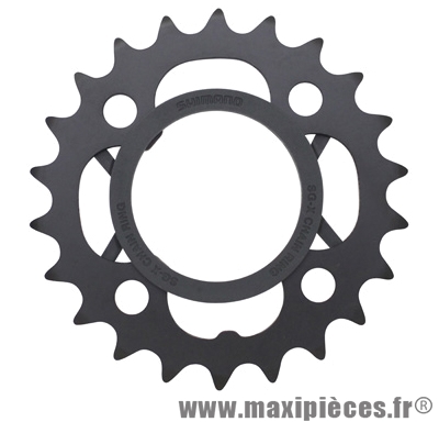 Plateau 22 dents VTT triple acera m361 noir 4 branches marque Shimano - Matériel pour Vélo