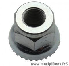 Ecrou de roue vélo a rondelle crantée diam 3/8x26 (00591001-025) (blister de 25) marque Algi - Pièce Vélo