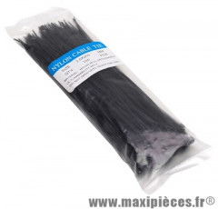 Collier de serrage ryslan 2,6x200 noir (vendu par 100) - Accessoire Vélo Pas Cher