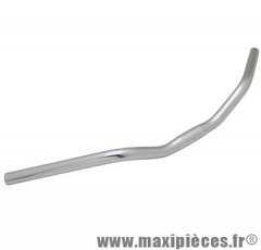 Cintre city alu argent 25,4 demi-releve 3cm l590mm - Accessoire Vélo Pas Cher