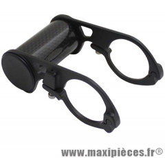 Support compteur carbone pour cintre 31,8mm noir 32g - Accessoire Vélo Pas Cher