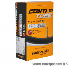 Chambre à air de vélo et de dimensions 700x32-47 valve presta marque Continental - Pièce Vélo