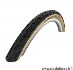 Pneu vélo city - VTC 700x28 marque Schwalbe delta cruiser couleur noir-brun * Prix spécial !