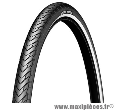 Pneu de vélo city 26x1.85 protek réflecteur tr (47-559) marque Michelin - Pièce Vélo