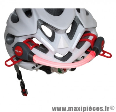 Eclairage clip light safety strip casque - Accessoire Vélo Pas Cher