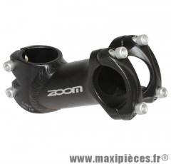 Potence route/VTT noir capot noir releve 25deg 31.8 l75mm - Accessoire Vélo Pas Cher