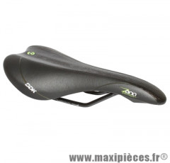 Selle route/VTT zena noir deco noir/vert 272x140mm rail acier noir marque DDK - Accessoire Vélo