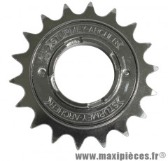 Roue libre 1 vitesses 18d. argent chaine 2.38 marque Sunrace - Matériel pour Vélo