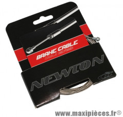 Cable de frein route inox 3m pour tandem (vendu unité sur carte) marque Newton - Pièce Vélo