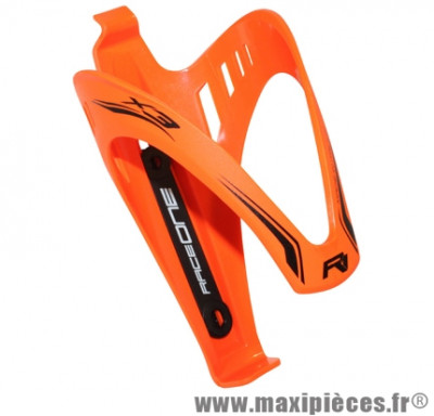 Porte bidon x3 orange/deco noir marque Race One - Accessoire Vélo
