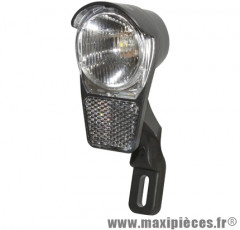 Eclairage vélo a dynamo avant galeo support frein led 4.5 lux (on/off) avec cable marque JOS - Accessoire Vélo