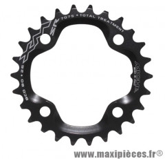 Plateau 26 dents VTT double d.80 pour sram x0-xx intérieur noir alu 4 branches marque Miche - Pièce Vélo