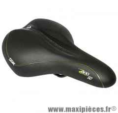 Selle city confort fluidy dame noir 270x195mm rail acier noir marque DDK - Accessoire Vélo