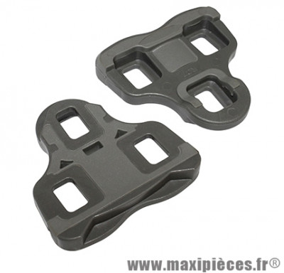 Cale pédale type look keo gris bi-matière angle 9deg(paire) marque Newton - Pièce Vélo
