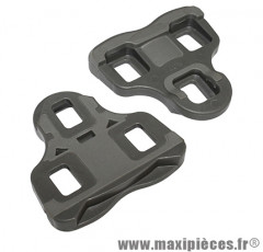 Cale pédale type look keo gris bi-matière angle 9deg(paire) marque Newton - Pièce Vélo