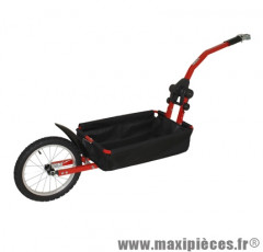 Remorque vélo a bagage maxi 40kgs fixation tige de selle - Accessoire Vélo Pas Cher
