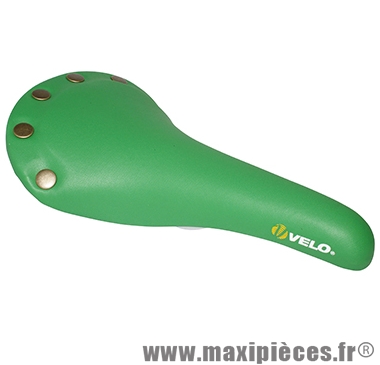 Selle de vélo vintage vert avec rivets 274x153 - Accessoire Vélo Pas Cher