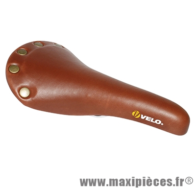 Selle de vélo vintage marron avec rivets 274x153 - Accessoire Vélo Pas Cher