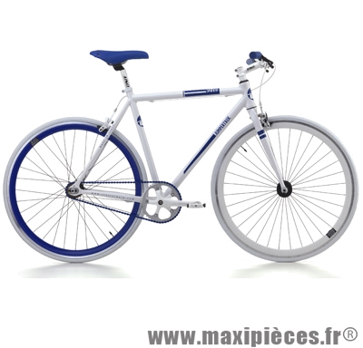 Vélo fixie 28 skinny alu blanc (taille 54) marque Jumpertrek - Vélo fixie complet