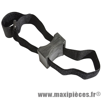 Clip fixation pour bombe anti-crevaison (bande velcro 30cm) - Accessoire Vélo Pas Cher