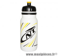 Bidon newone blanc deco jaune/noir 600ml (visser) marque Newton - Pièce Vélo