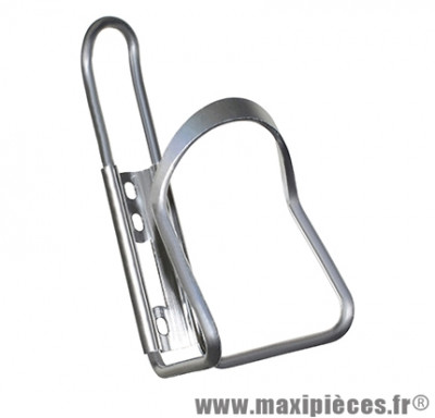 Porte bidon alu plat argent - Accessoire Vélo Pas Cher